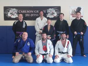 A small but dedicated group braved the winter weather for first-class training